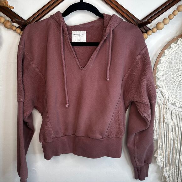 Abercrombie & Fitch Tops - Abercrombie & Fitch Soft Collection Maeve Crop Hoodie